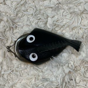 🍁Novelty Italian Leather Fish Coinpurse🍁